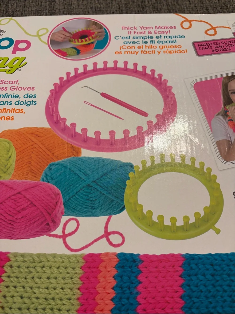 Alex Ultimare hip hoop knitting